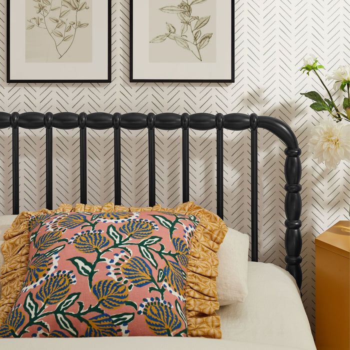 Modway Arlette Wood Spindle Bed Frame in Twin - lifestyle view 42