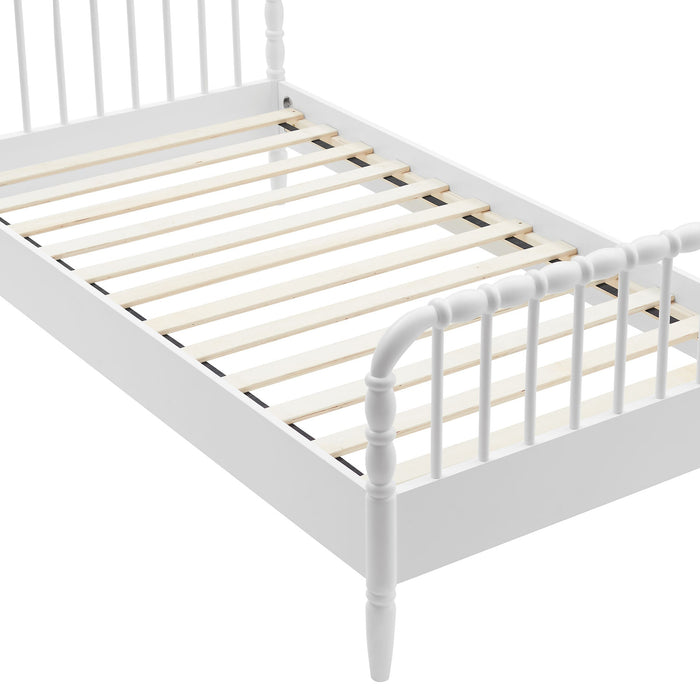 Modway Arlette Wood Spindle Bed Frame in Twin - lifestyle view 37