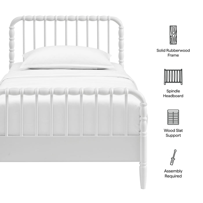 Modway Arlette Wood Spindle Bed Frame in Twin - dimensions and specifications 65