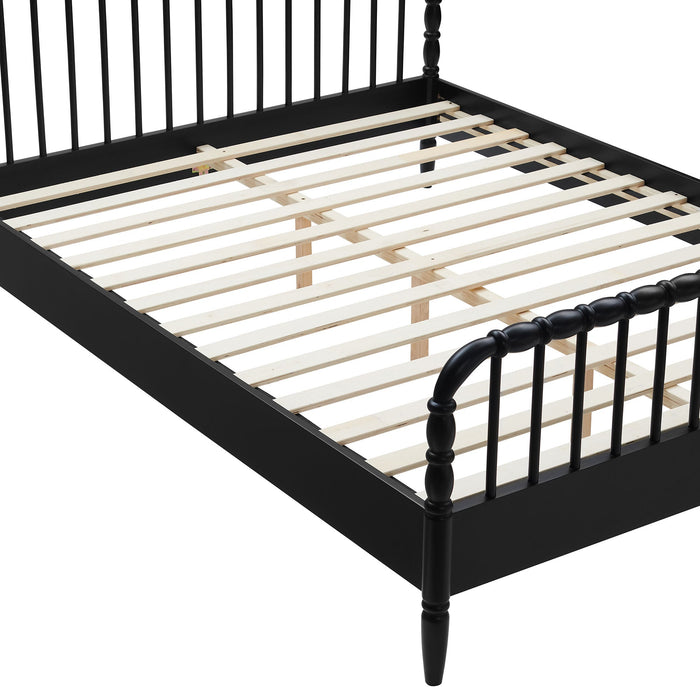 Modway Arlette Wood Spindle Bed Frame in Full - lifestyle view