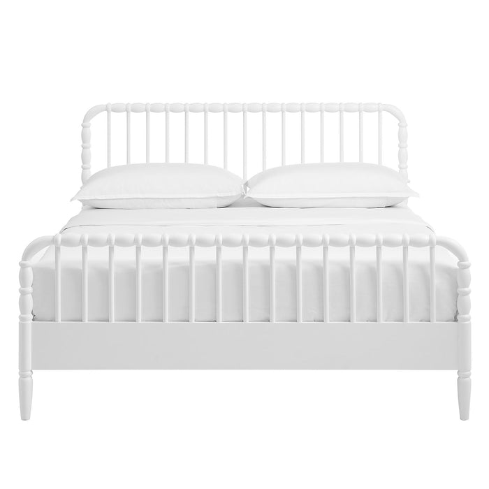 Modway Arlette Wood Spindle Bed Frame in Full - detail view 30