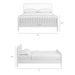 Modway Arlette Wood Spindle Bed Frame in Full - dimensions and specifications 68