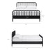 Modway Arlette Wood Spindle Bed Frame in Queen - dimensions and specifications 58