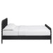 Modway Arlette Wood Spindle Bed Frame in King - side view