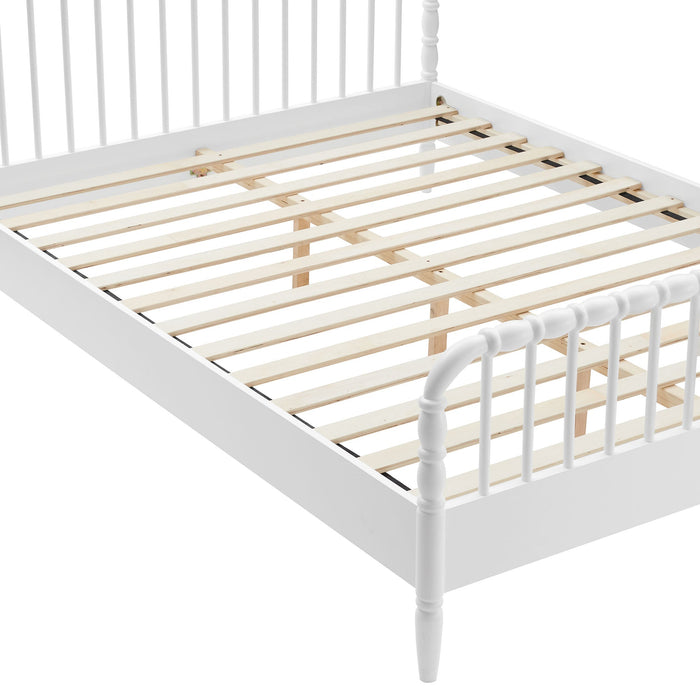 Modway Arlette Wood Spindle Bed Frame in King - lifestyle view 40
