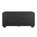 Modway Bellamy Curved 6-Drawer Dresser in Black Oak - side view