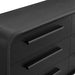 Modway Bellamy Curved 6-Drawer Dresser in Black Oak - detail view
