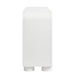Modway Bellamy Curved 6-Drawer Dresser in White Matte - angled view
