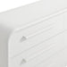 Modway Bellamy Curved 6-Drawer Dresser in White Matte - detail view