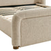 Modway Tasmin Queen Upholstered Fabric Platform Bed in Linen - lifestyle view 11