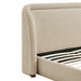 Modway Tasmin King Upholstered Fabric Platform Bed in Linen - lifestyle view