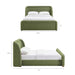 Modway Tasmin King Upholstered Fabric Platform Bed in Olive - dimensions and specifications 22