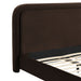 Modway Beck King Performance Velvet Platform Bed in Chocolate Brown - lifestyle view