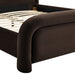 Modway Beck King Performance Velvet Platform Bed in Chocolate Brown - lifestyle view 21