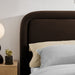 Modway Beck King Performance Velvet Platform Bed in Chocolate Brown - lifestyle view 25