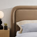 Modway Beck King Performance Velvet Platform Bed in Taupe - lifestyle view 28