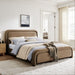 Modway Beck King Performance Velvet Platform Bed in Taupe - lifestyle view 32