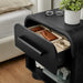Modway Bellamy Curved 1-Drawer Nightstand in Black Oak - lifestyle view 17