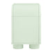 Modway Bellamy Curved 1-Drawer Nightstand in Sage - angled view
