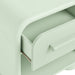 Modway Bellamy Curved 1-Drawer Nightstand in Sage - lifestyle view