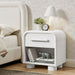 Modway Bellamy Curved 1-Drawer Nightstand in White Matte - lifestyle view 19