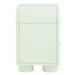 Modway Bellamy Curved 2-Drawer Nightstand in Sage - angled view