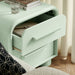 Modway Bellamy Curved 2-Drawer Nightstand in Sage - lifestyle view 17
