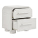Modway Bellamy Curved 2-Drawer Nightstand in White Matte - detail view