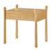 Modway Darcy Wood Nightstand or Side Table in Oak - side view