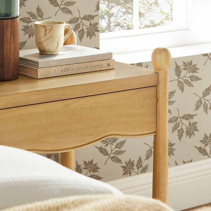 Modway Darcy Wood Nightstand or Side Table in Oak - lifestyle view 12