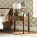 Modway Darcy Wood Nightstand or Side Table in Walnut - lifestyle view 13