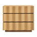 Modway Isola Wavy 3 Drawer Chest in Light Oak Walnut - View 3