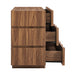 Modway Isola Wavy 3 Drawer Chest in Walnut - View 4