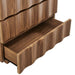 Modway Isola Wavy 3 Drawer Chest in Walnut - View 5