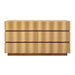 Modway Isola Wavy 6 Drawer Dresser in Light Oak Walnut - View 3