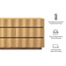 Modway Isola Wavy 6 Drawer Dresser in Light Oak Walnut - Detail View