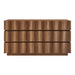 Modway Isola Wavy 6 Drawer Dresser in Walnut - View 3
