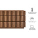 Modway Isola Wavy 6 Drawer Dresser in Walnut - Detail View