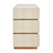 Modway Isola Wavy 6 Drawer Dresser in White Light Oak - View 2