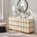 Modway Isola Wavy 6 Drawer Dresser in White Light Oak - View 7