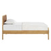 Modway Wexford Vegan Leather Platform Bed in Twin - side view