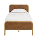 Modway Wexford Vegan Leather Platform Bed in Twin - detail view