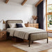 Modway Wexford Vegan Leather Platform Bed in Twin - lifestyle view 61