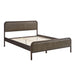 Modway Wexford Vegan Leather Platform Bed in Full - angled view 14