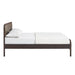 Modway Wexford Vegan Leather Platform Bed in King - side view 24