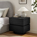 Modway Koval Floating Pedestal 2-Drawer Nightstand in Black - lifestyle view 14