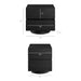 Modway Koval Floating Pedestal 2-Drawer Nightstand in Black - dimensions and specifications 18