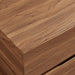 Modway Koval Floating Pedestal 2-Drawer Nightstand in Walnut - lifestyle view