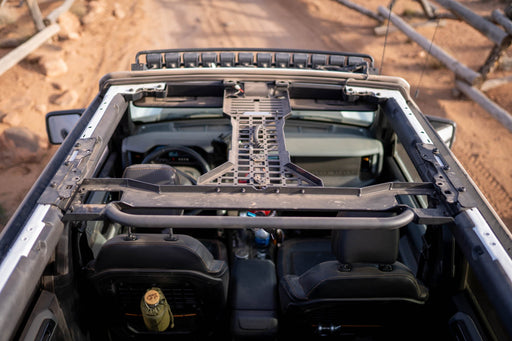 DV8 Offroad 2021-2026 Ford Bronco 4-Door Overhead Molle Panel – on the trail, image 2 of 17