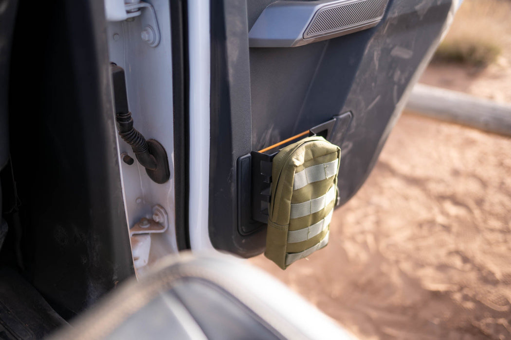 DV8 Offroad 2021-2026 Ford Bronco Rear Door Pocket Molle Panels – on the trail, image 3 of 13